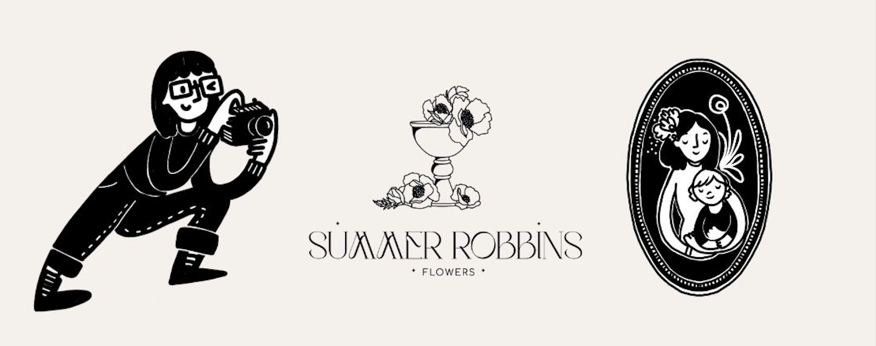 Logo and drawing for mother's day event.
